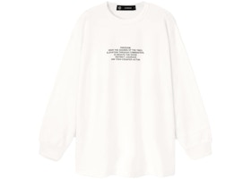 Uniqlo Gu X Undercover Heavy Weight Graphic L S Tee White Fw21 Uniqlo Gu X Undercover Heavy Weight Graphic L S Tee White Fw21
