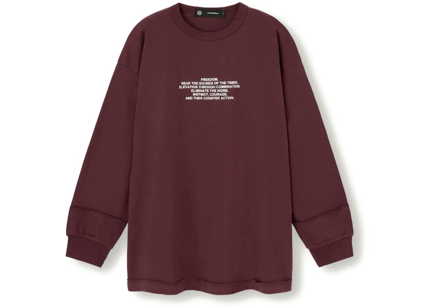 Uniqlo Gu X Undercover Heavy Weight Graphic L S Tee Wine Fw21 Uniqlo Gu X Undercover Heavy Weight Graphic L S Tee Wine Fw21