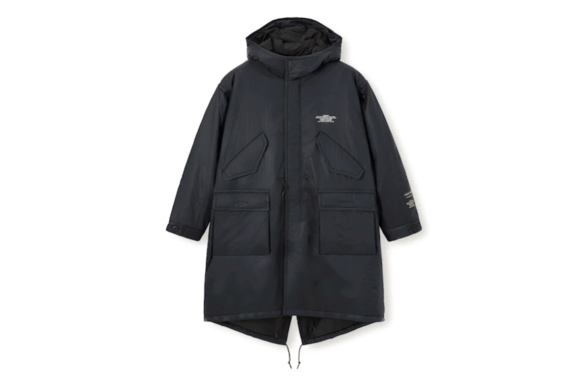 Pre-owned Uniqlo Gu X Undercover Padded Coat Black
