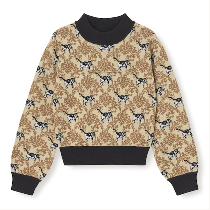 Uniqlo GU x Undercover Womens Jacquard Sweater Beige - FW21 - JP