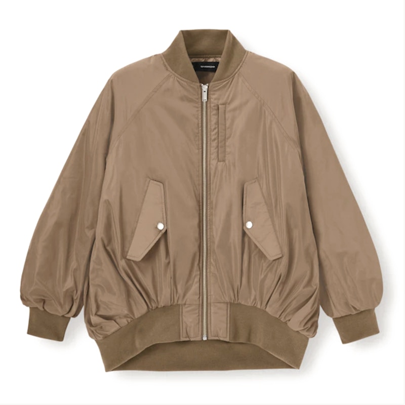 Uniqlo GU x Undercover Womens Oversized MA-1 Blouson Brown 