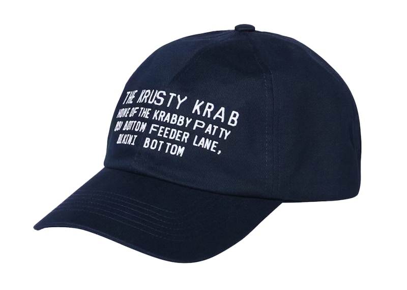 Pre-owned Uniqlo X Cpfm Spongebob Squarepants Uv Protection Cap In Navy Blue