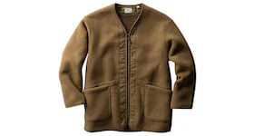 Uniqlo x Engineered Garments Fleece Collarless Coat (US Sizing) Brown