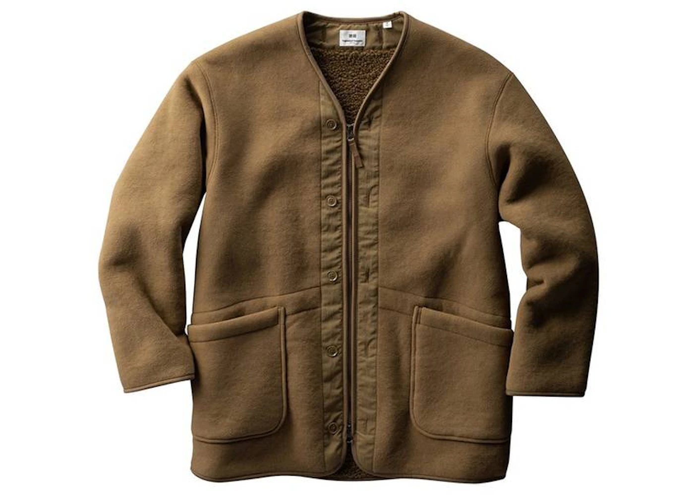 Uniqlo x Engineered Garments Fleece Collarless Coat (US Sizing Uniqlo x Engineered Garments Fleece Collarless Coat (US Sizing