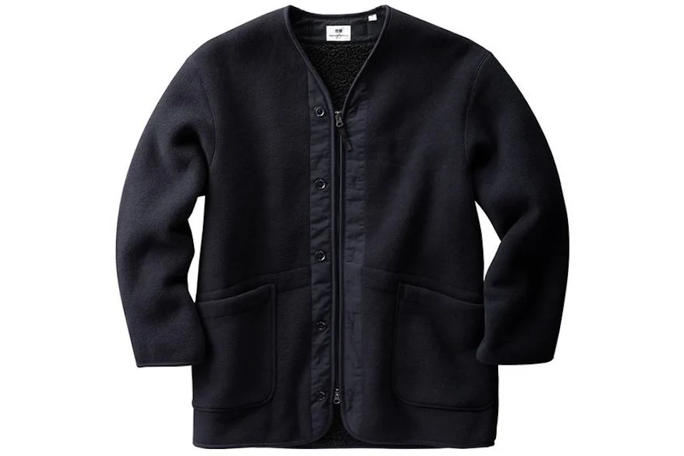 Uniqlo x Engineered Garments Fleece Collarless Coat (US Sizing) Navy