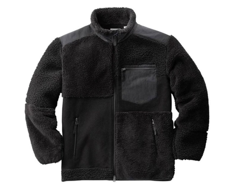 Uniqlo x Engineered Garments Fleece Combination Jacket (Japanese Sizing) Black