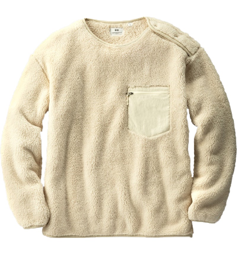 Uniqlo x Engineered Garments Fleece Pullover US Sizing Cream Men s FW19 GB