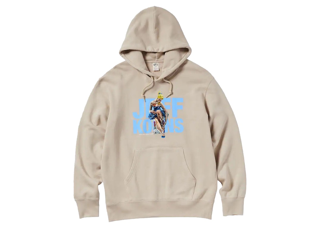 Pre-owned Uniqlo X Jeff Koons Ut Graphic Hoodie Natural