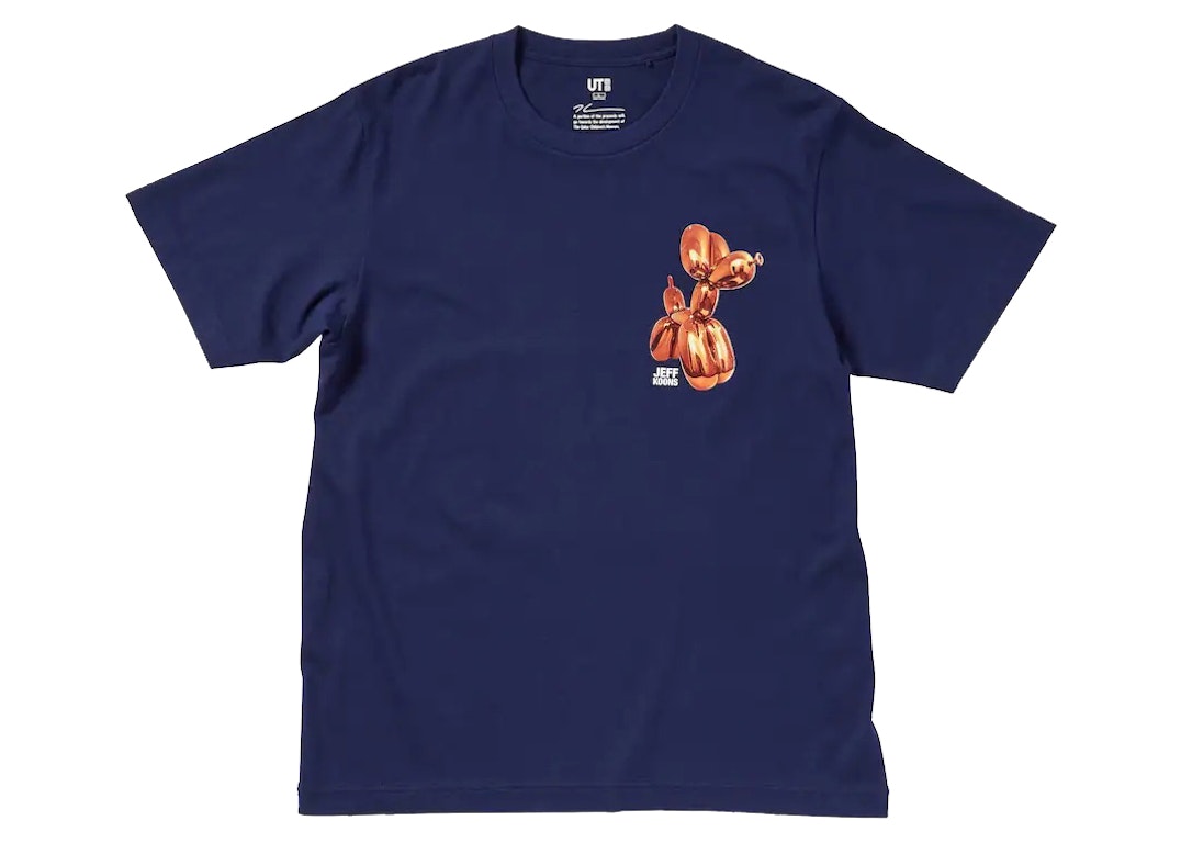 Pre-owned Uniqlo X Jeff Koons Ut Graphic T-shirt Navy