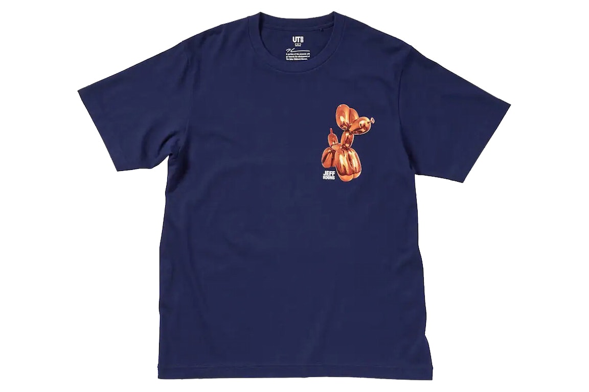Pre-owned Uniqlo X Jeff Koons Ut Graphic T-shirt Navy