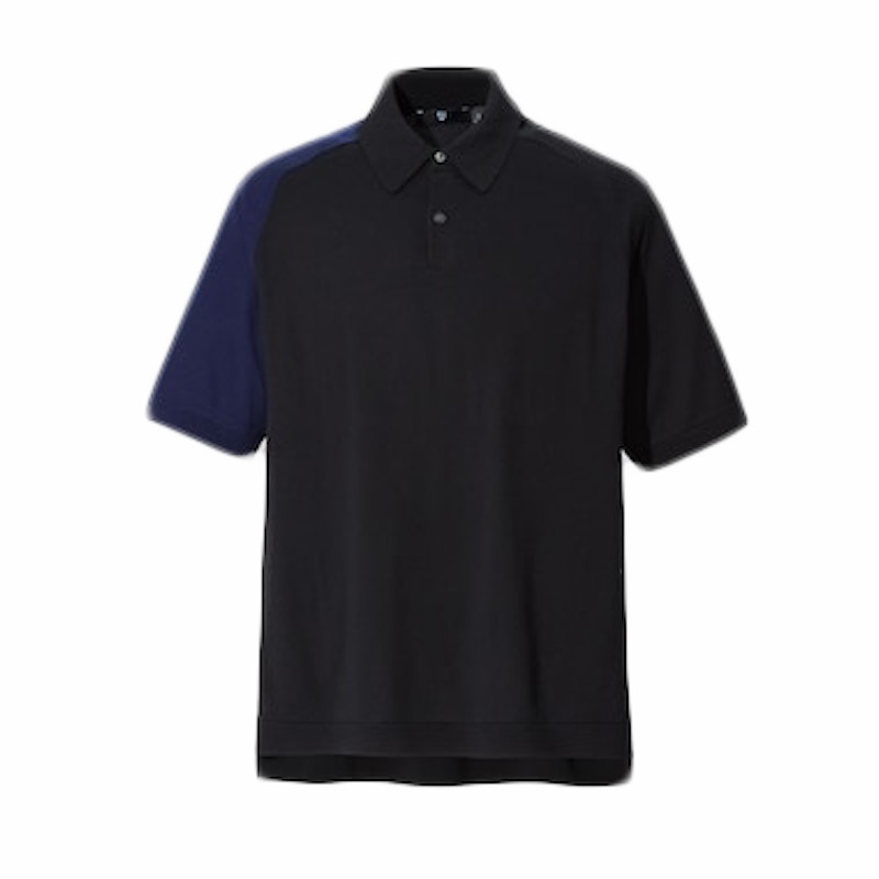 Jil Sander zip-front polo top - Black