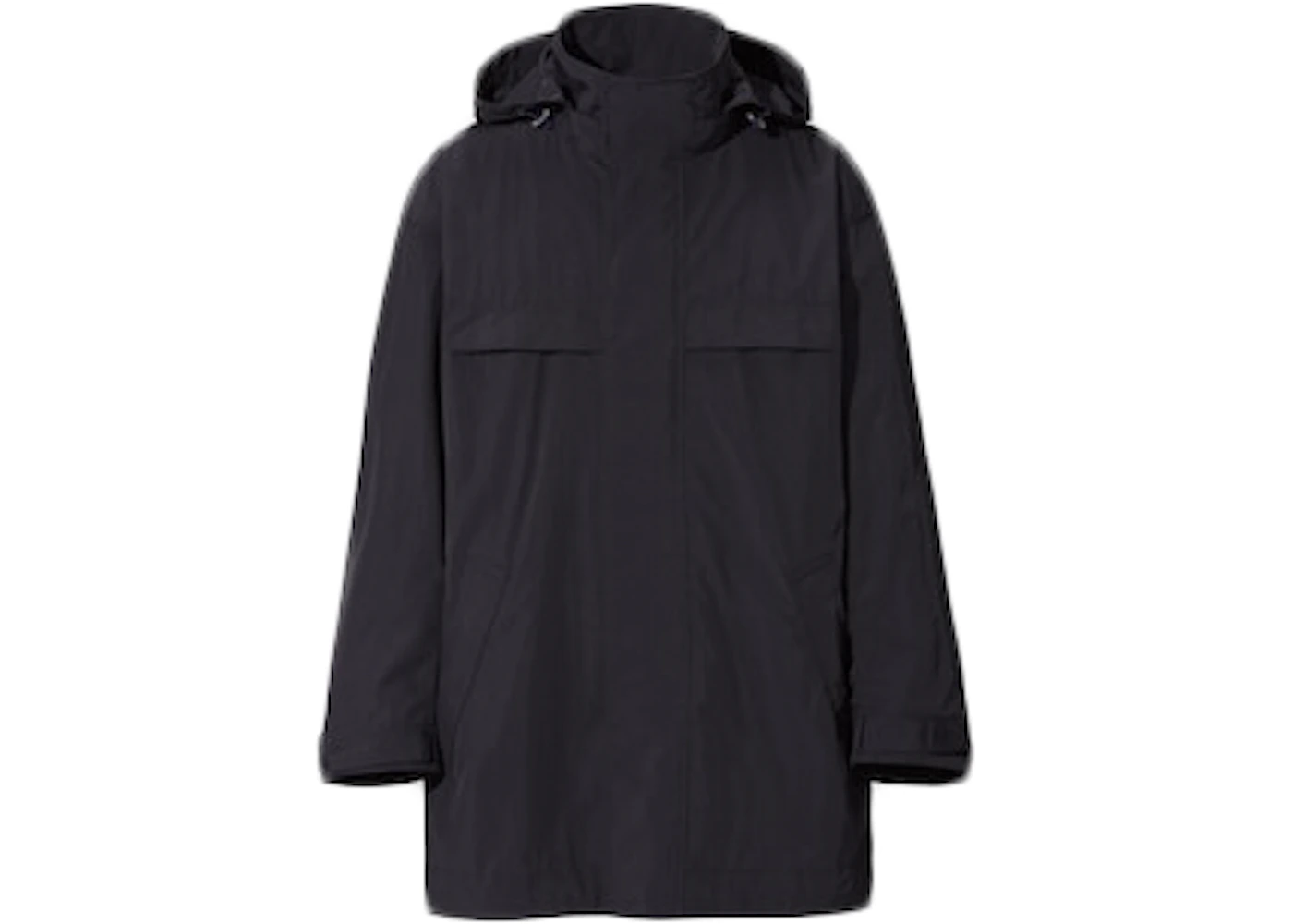Uniqlo x Jil Sander Oversized Hooded Half Coat Black Men's - SS21 - US