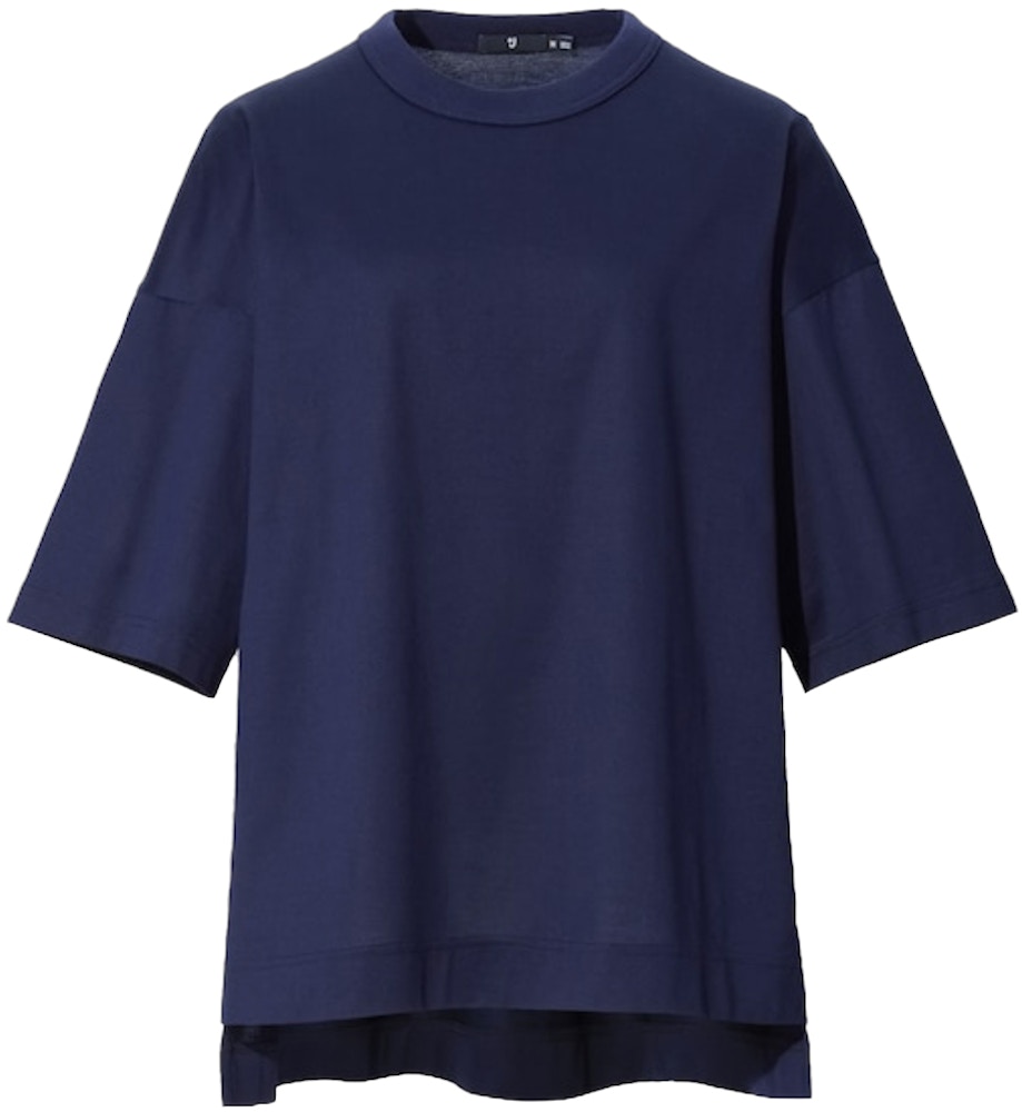 Uniqlo x Jil Sander Womens Oversized Half Sleeve T-shirt Navy - SS21