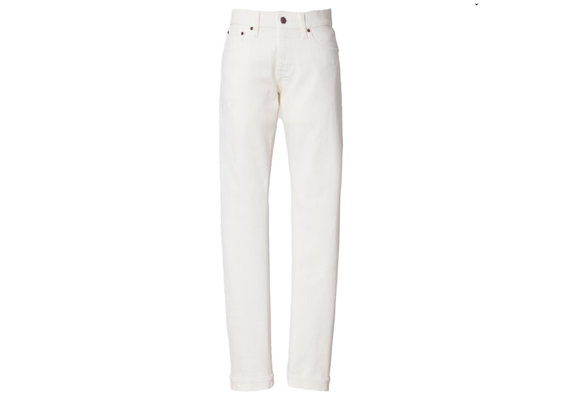 Uniqlo white deals selvedge jeans