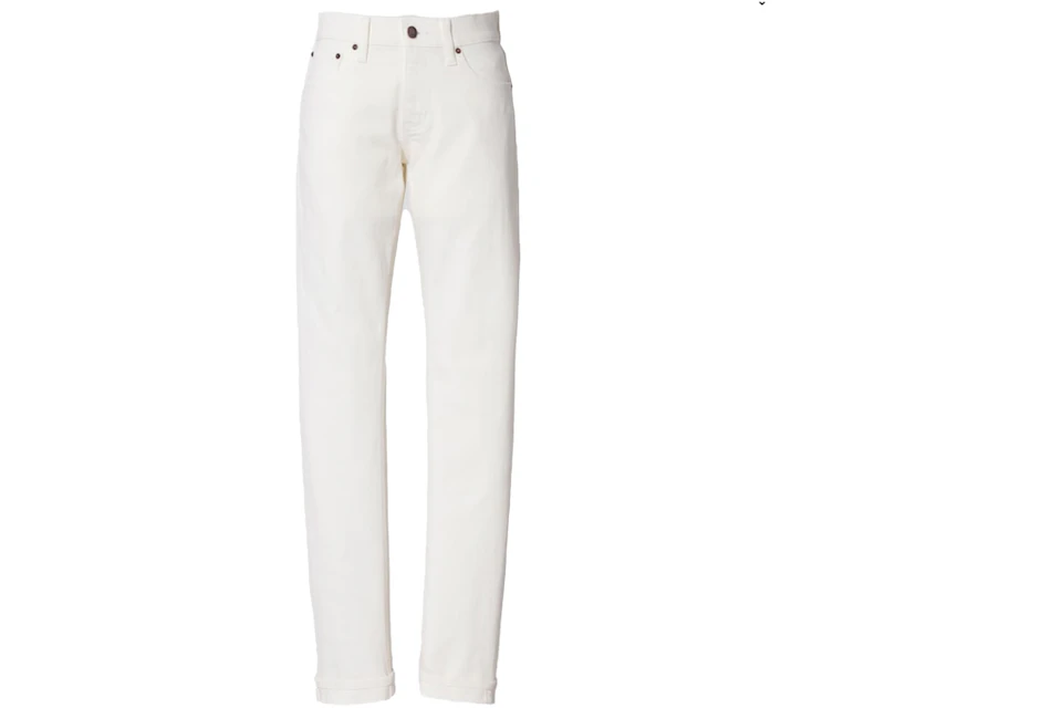 Uniqlo x Jil Sander Womens Selvedge Straight Jeans Off White