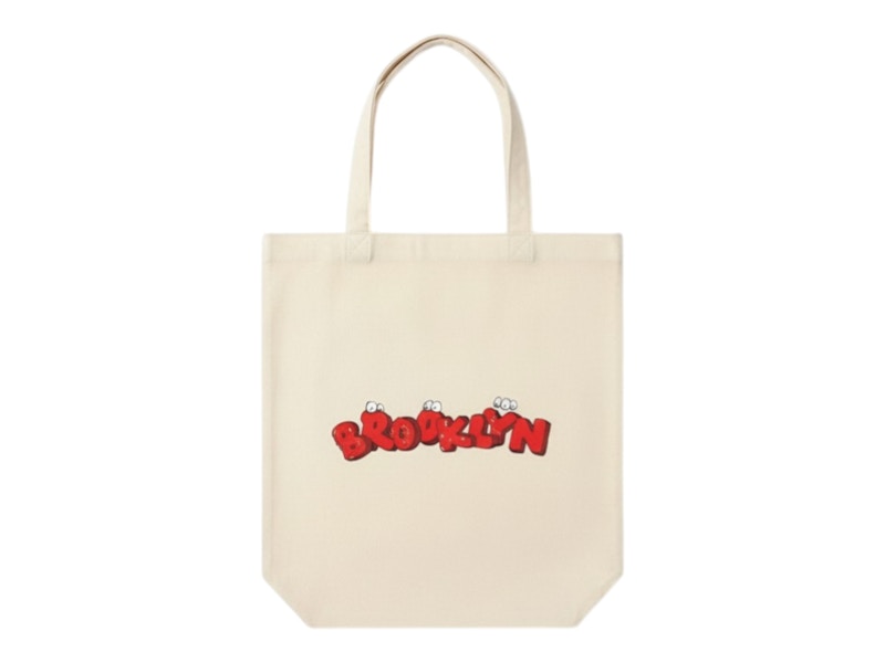 Uniqlo x KAWS Brooklyn Large Tote Bag Natural - SS26 - US