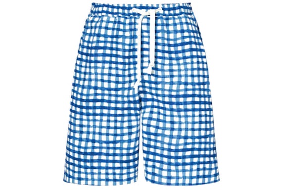 Uniqlo x MARNI 2way Check Utility Shorts (Asia Sizing) Blue