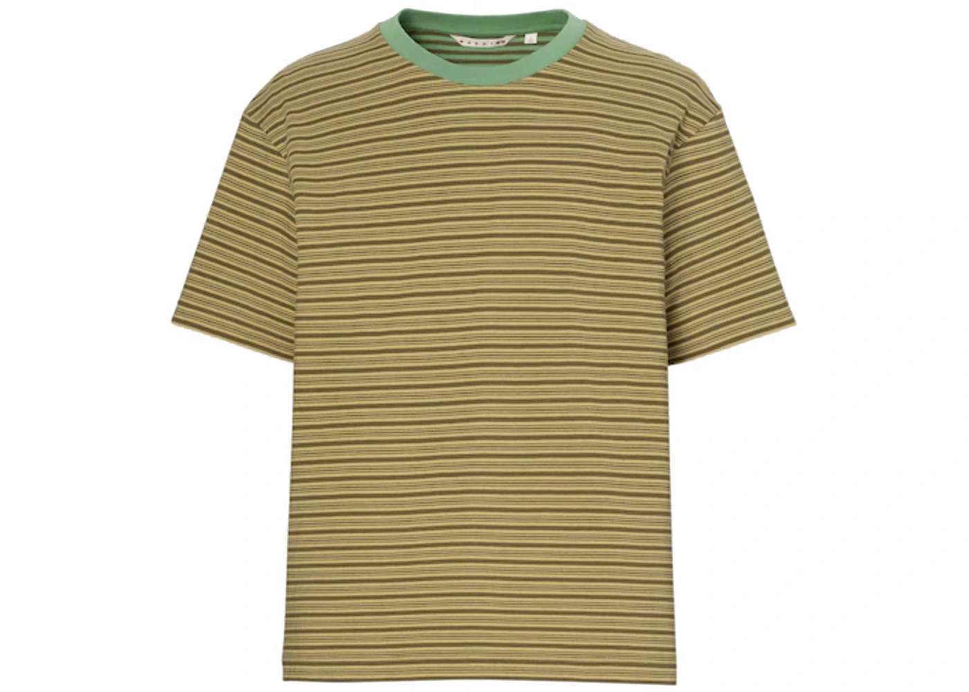 Uniqlo x MARNI Border Crewneck T-Shirt (Asia Sizing) Green Men's - SS22 ...