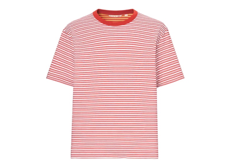 Uniqlo x MARNI Border Crewneck T-Shirt Red Men's - SS22 - US