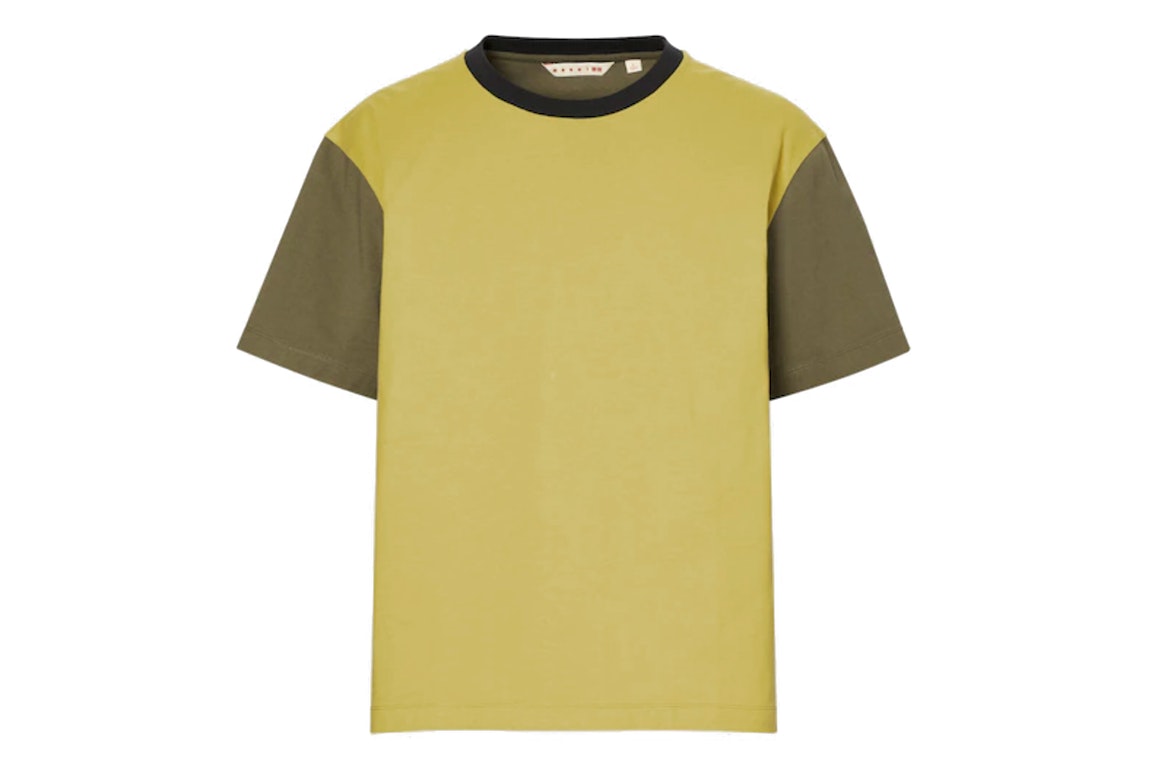 Pre-owned Uniqlo X Marni Crewneck T-shirt Olive