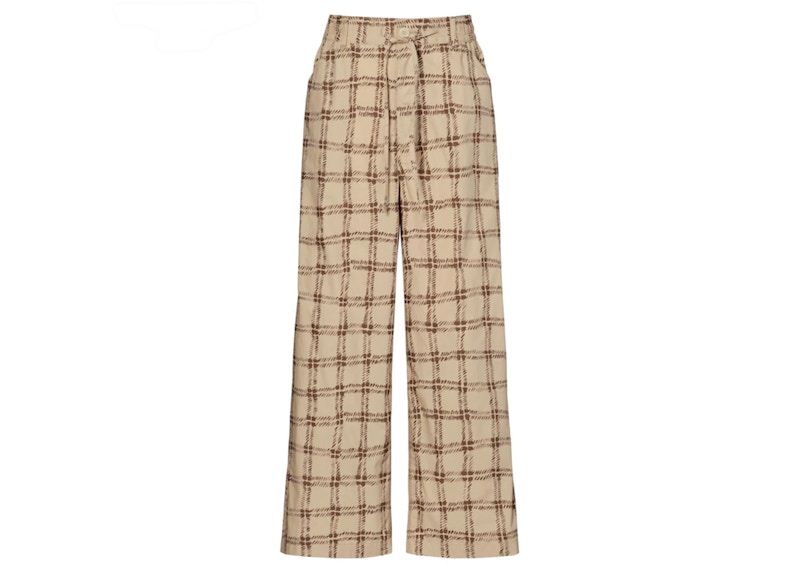 Uniqlo x MARNI Easy Wide Fit Check Pants (Asia Sizing) Beige