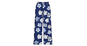 Uniqlo x MARNI Easy Wide Fit Flower Pants (Asia Sizing) Blue