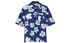 Uniqlo x MARNI Oversized Open Collar Shirt (Asia Sizing) Blue