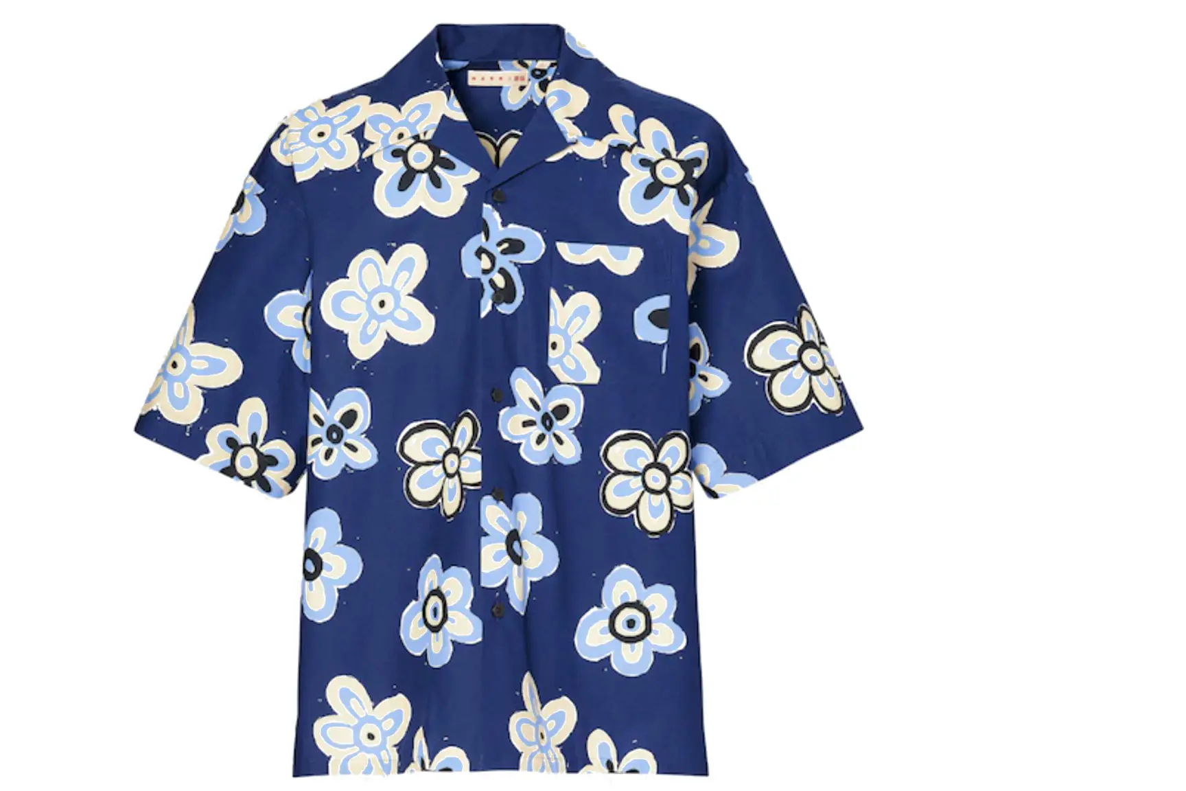 Uniqlo x MARNI Oversized Open Collar Shirt Blue - SS22 - US