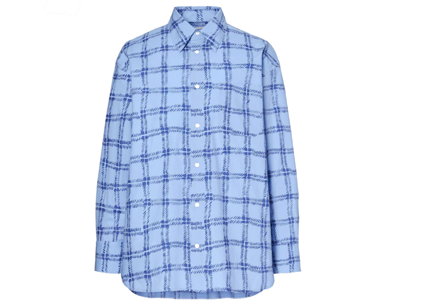 Uniqlo x MARNI Oversized Print L/S Shirt Blue Men's - SS22 - US