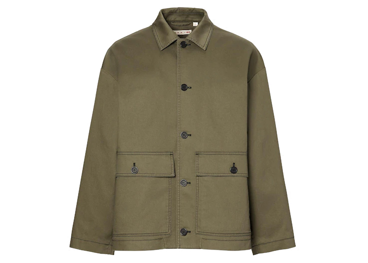 Uniqlo x MARNI Oversized Utility Jacket (Asia Sizing) Olive Men's 