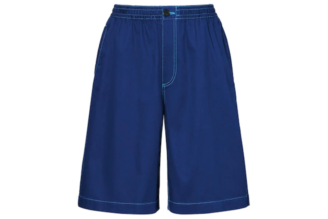 Uniqlo x MARNI Wide Fit Boxy Shorts (Asia Sizing) Blue