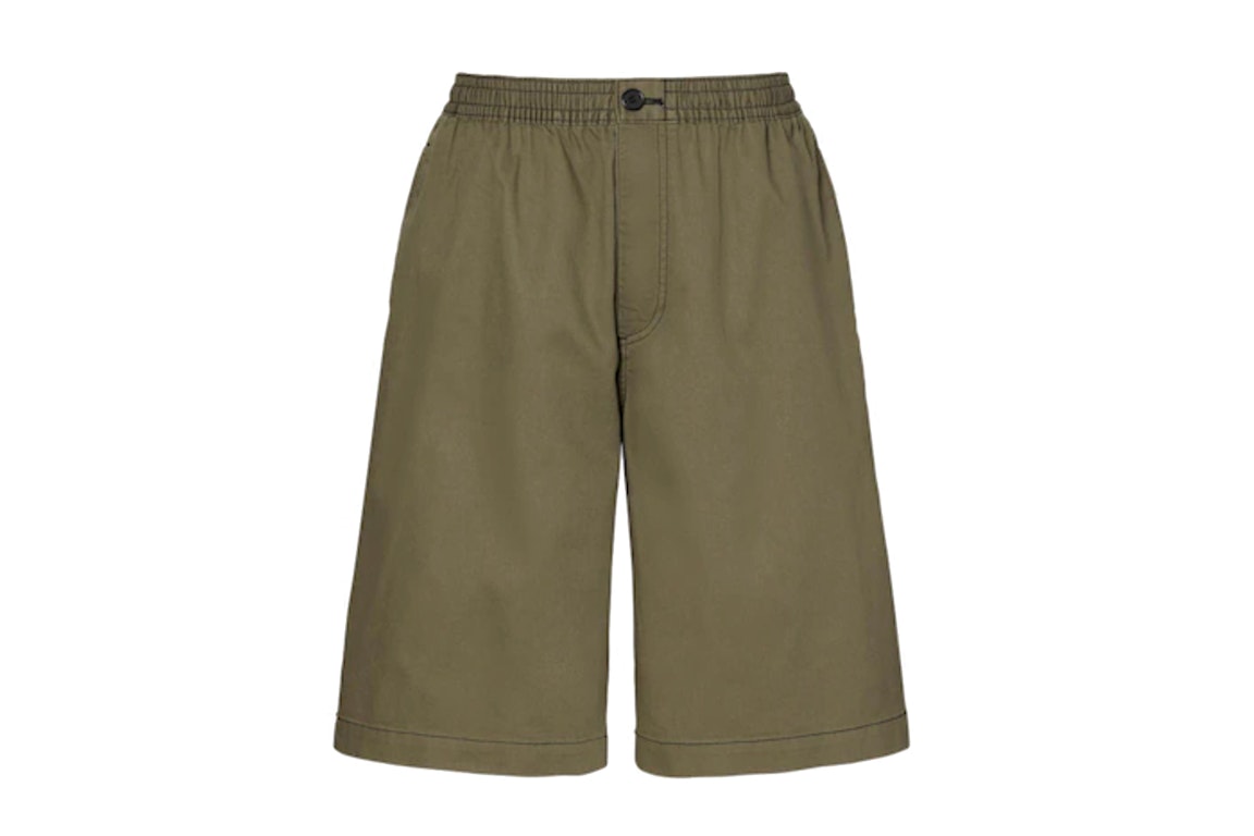 Pre-owned Uniqlo X Marni Wide Fit Boxy Shorts (asia Sizing) Olive