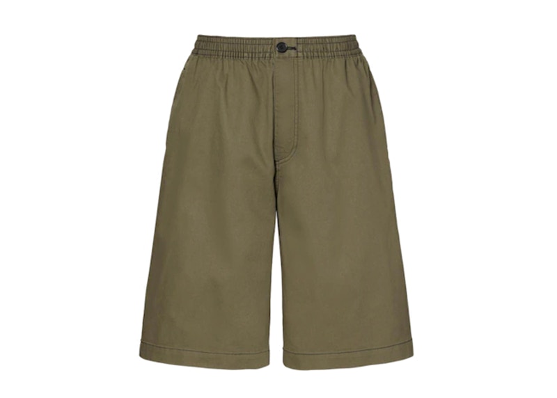 Uniqlo x MARNI Wide Fit Boxy Shorts Olive Men's - SS22 - US