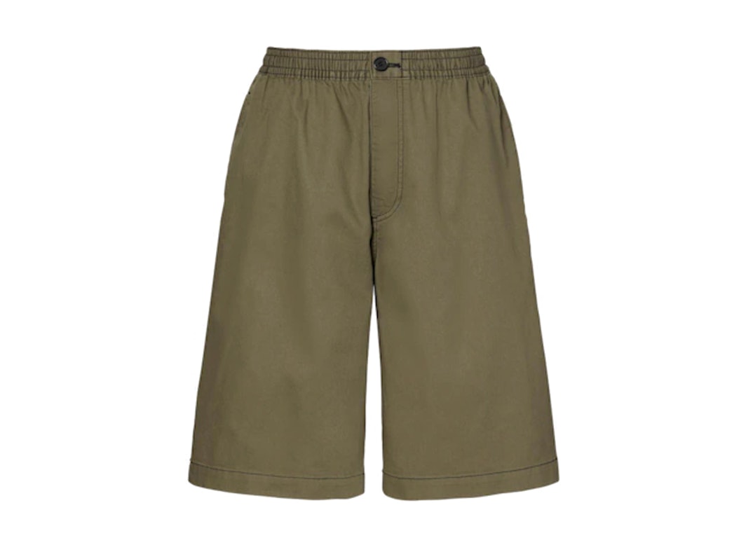 Pre-owned Uniqlo X Marni Wide Fit Boxy Shorts Olive