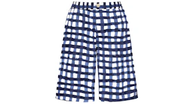Uniqlo x MARNI Wide Fit Check Boxy Shorts (Asia Sizing) Blue