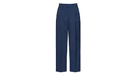 Uniqlo x MARNI Wide Fit Check Tuck Pants (Asia Sizing) Blue
