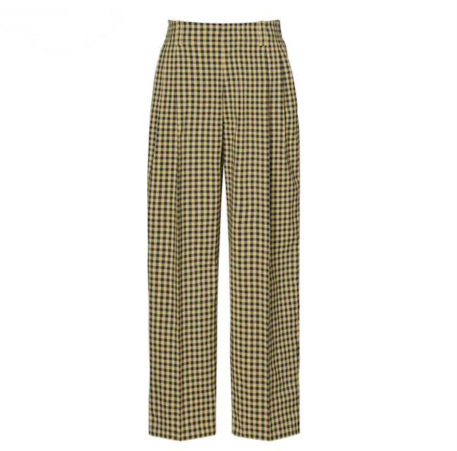 Uniqlo x MARNI Wide Fit Check Tuck Pants Yellow Men's - SS22 - US
