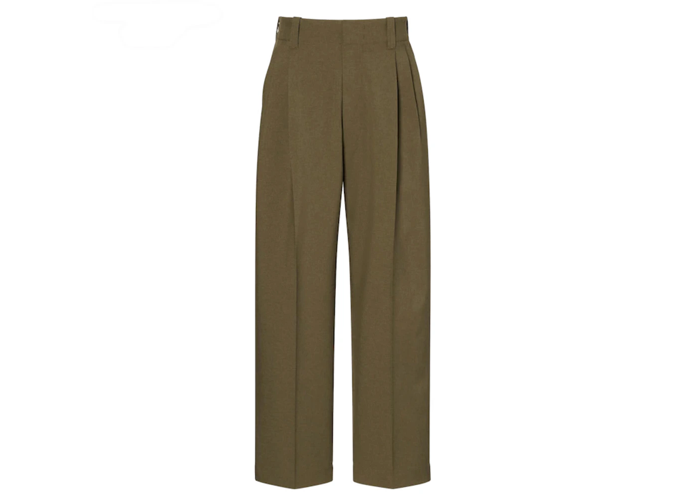 Uniqlo x MARNI Wide Fit Tuck Pants Olive Men's - SS22 - US