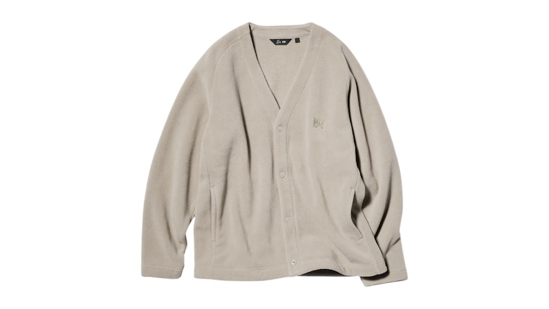 Pre-owned Uniqlo X Needles Fleece Cardigan (asia Sizing) In Beige In Sand