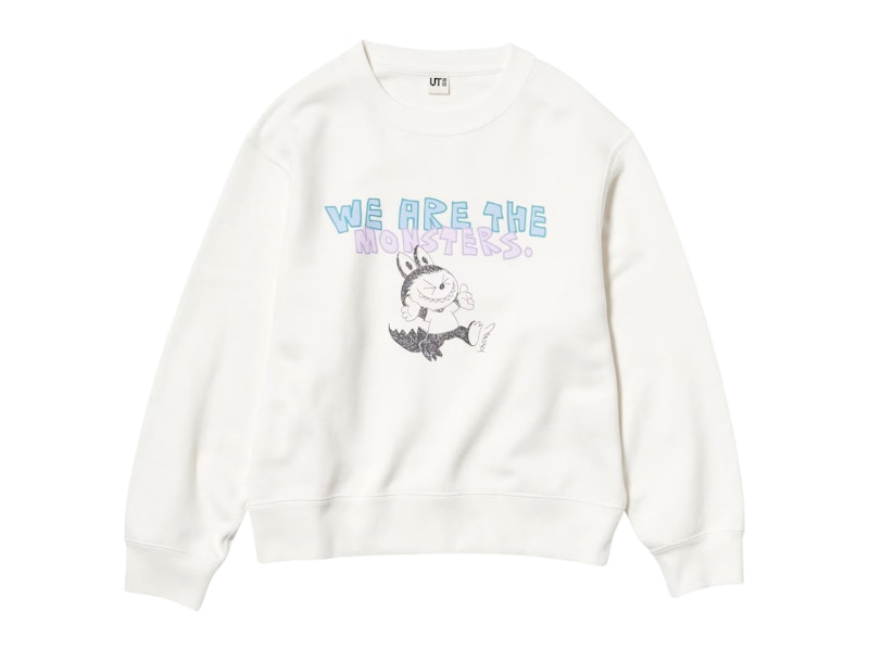 Uniqlo x POP MART THE MONSTERS Kids Sweatshirt Off White