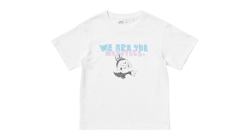 Pre-owned Uniqlo X Pop Mart The Monsters Kids Ut Graphic T-shirt In White