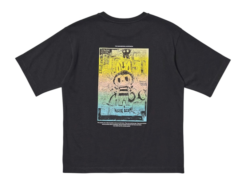 UNIQLO Pre-owned X Pop Mart Ut Graphic 485523 Us Exclusive T-shirt In Black