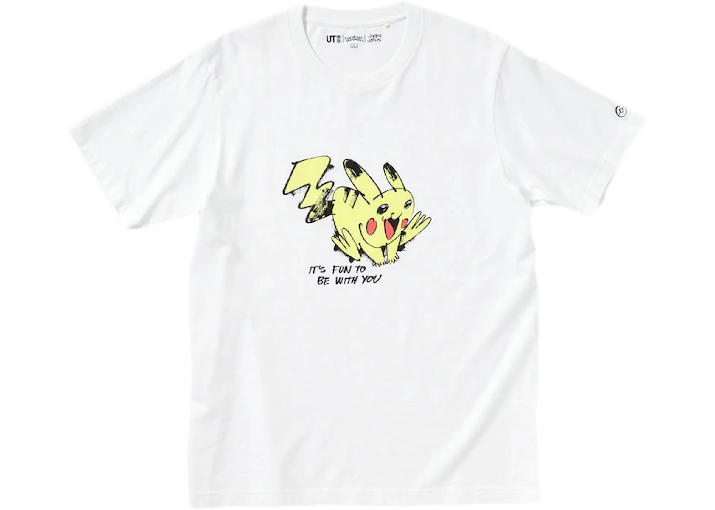 olie Contour bijzonder Uniqlo x Pokemon x James Jarvis Pikachu T-shirt White - FW21 - US