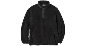 Uniqlo x White Mountaineering Fleece Oversized Longsleeve Pullover (Asia Sizing) Black