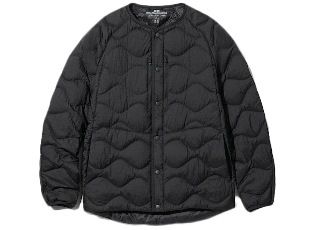 Pre-owned Uniqlo X White Mountaineering Ultra Light Down Oversized Jacket (asia Sizing) Black