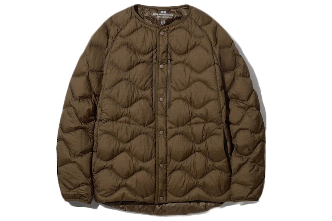 Pre-owned Uniqlo X White Mountaineering Ultra Light Down Oversized Jacket (asia Sizing) Brown