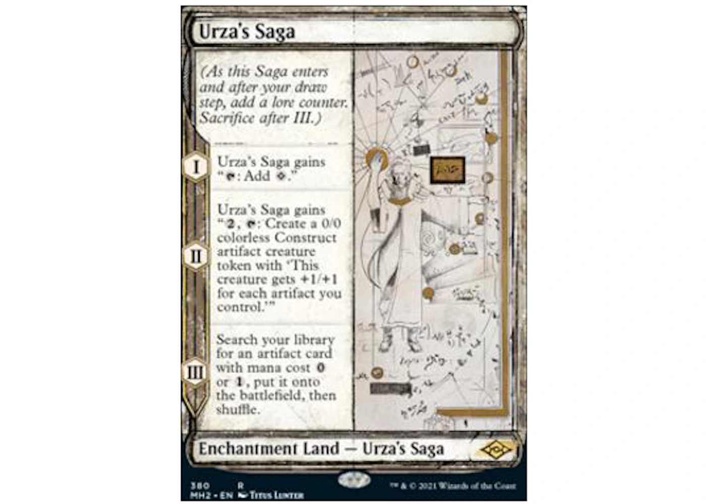 Urza's Saga (Showcase) Magic: The Gathering TCG Modern Horizons 2 Rare ...