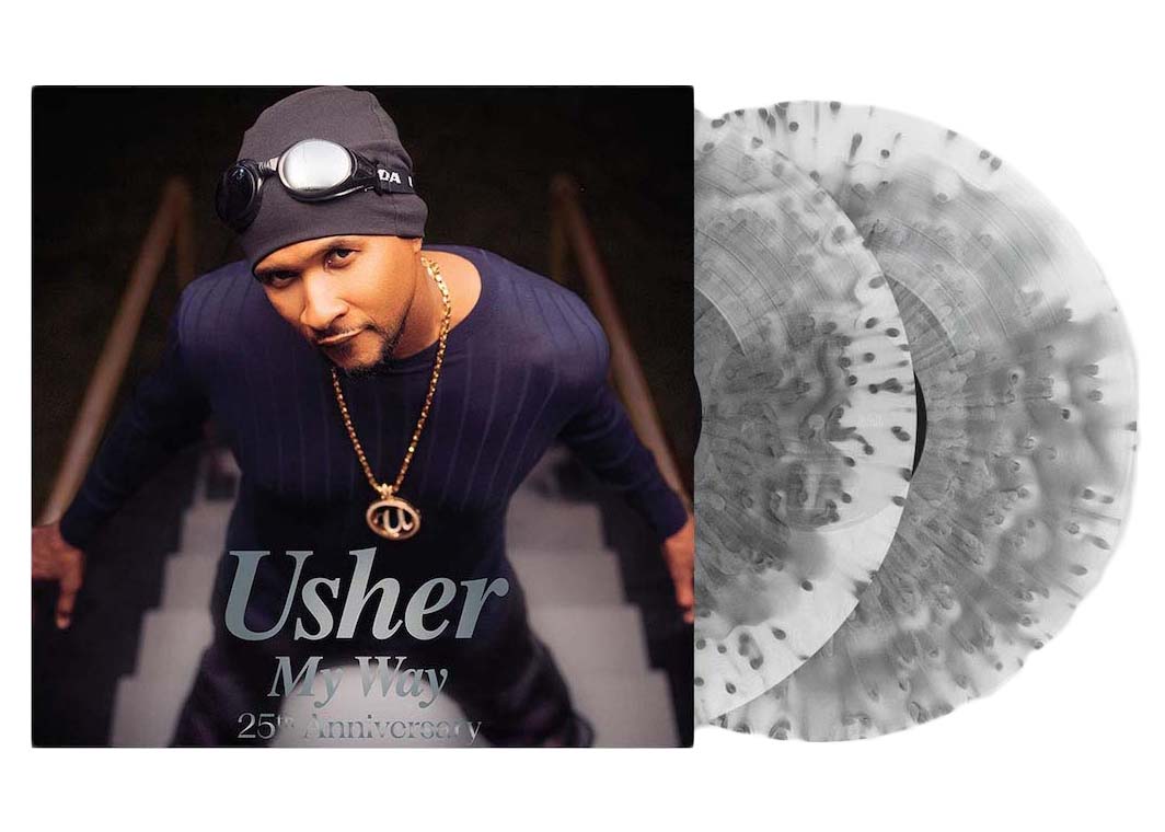 Usher My Way 25th Anniversary Deluxe Edition 2XLP Vinyl Cloudy Silver