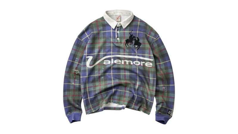 Vale Forever Burrrberry Rugby Blue/Green Tartan