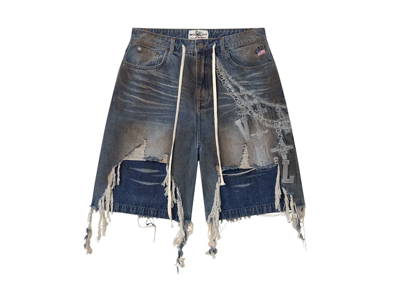 Vale Forever Chain Shorts Blue